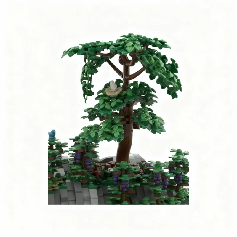 ตัวต่อ MOC ปราสาทฮอเฮนเกอร์โอลด์เซ็ค 1666 ชิ้น พร้อมต้นไม้เลื้อย ของเล่นตัวต่อเสริมสร้างจินตนาการ ของขวัญคริสต์มาส ของเล่นเสริมพัฒนาการ