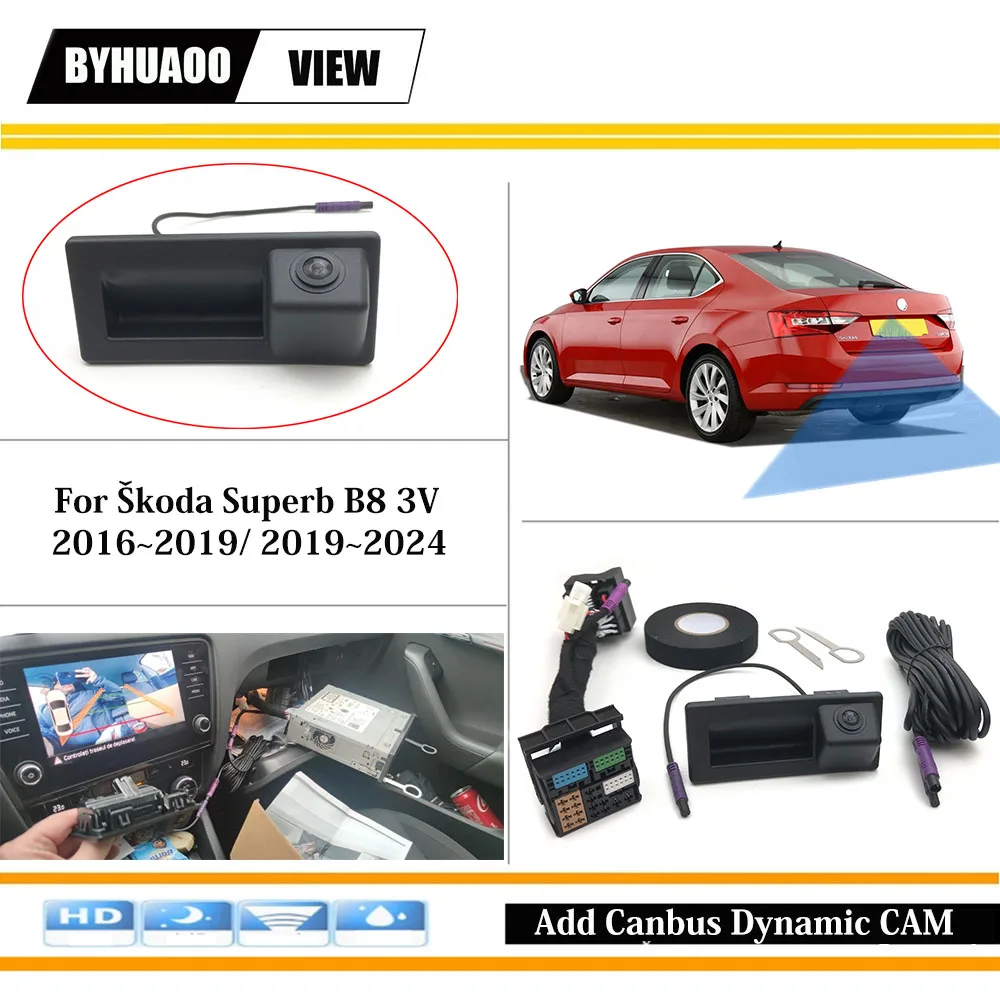 for-skoda-superb-b8-3v-5d-liftback-estate-2016~2024-mib2-unit-add-canbus-dynamic-backup-reversing-parking-camera