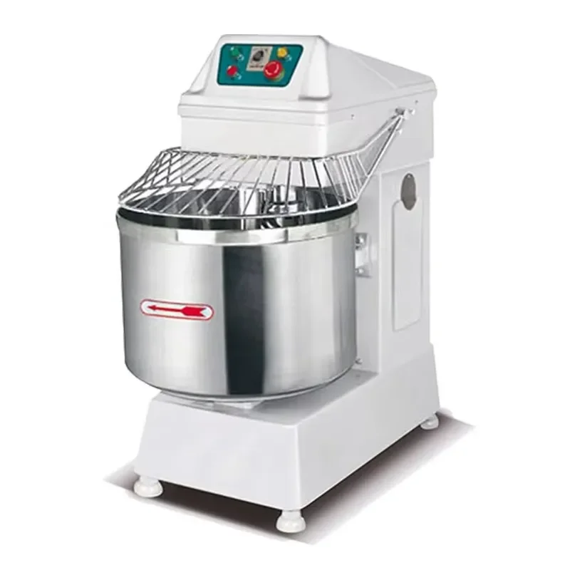 Commercial Planetary Mixer 20L Variable Speed Dough Kneading Machine Industrial Bakery Pizza Bread Food Mixer Stainless Steel