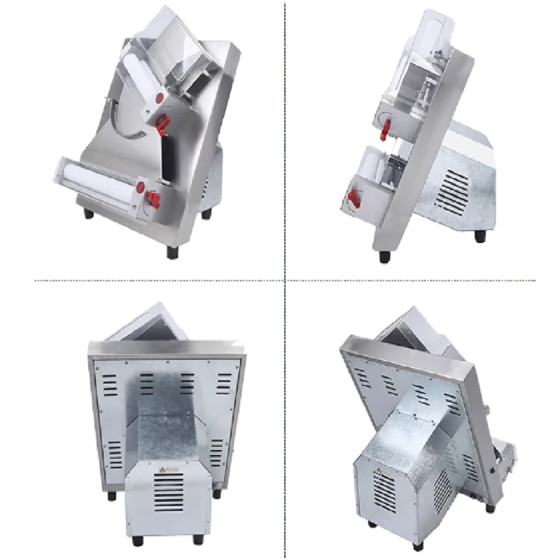 

Commercial Stainless Steel Tabletop Dough Roller Sheeter Electric Machine Pizza Dough Press Machine
