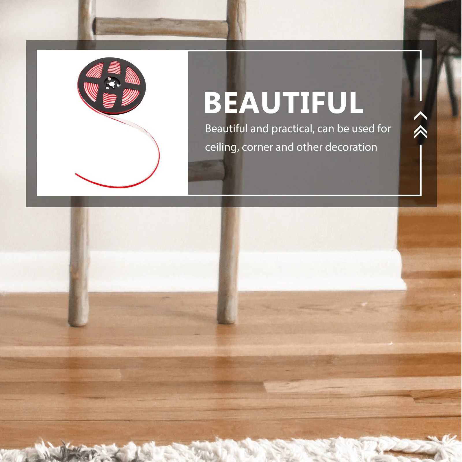 

Peel Stick 8mmx5m Self Adhesive PVC Wall Corner Molding Trim for Kitchen Peel And Stick Trim Caulk Strip Bathroom Decor