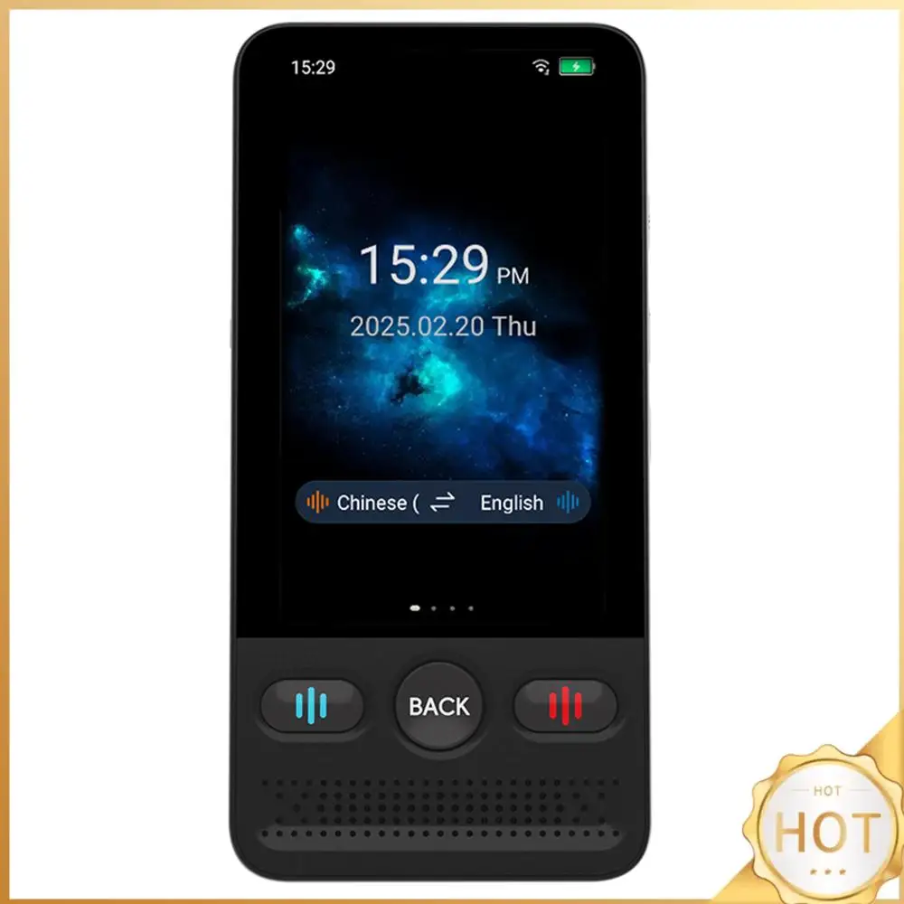 Language Translator with Online Offline Translation AI Translator Device MIni Portable Translator for Travel Business Learning