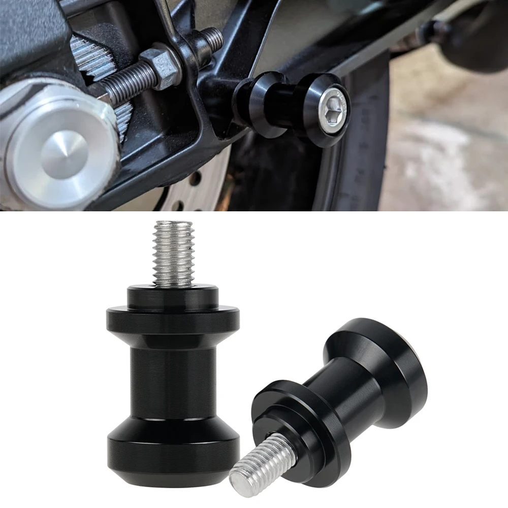 M10x1.25 Swingarm Slider Spool Bolts For KTM 690 Duke 990 Adventure Supermoto Yamaha TZR250 YZF750 YZF1000 FZR400 600 750RT 1000