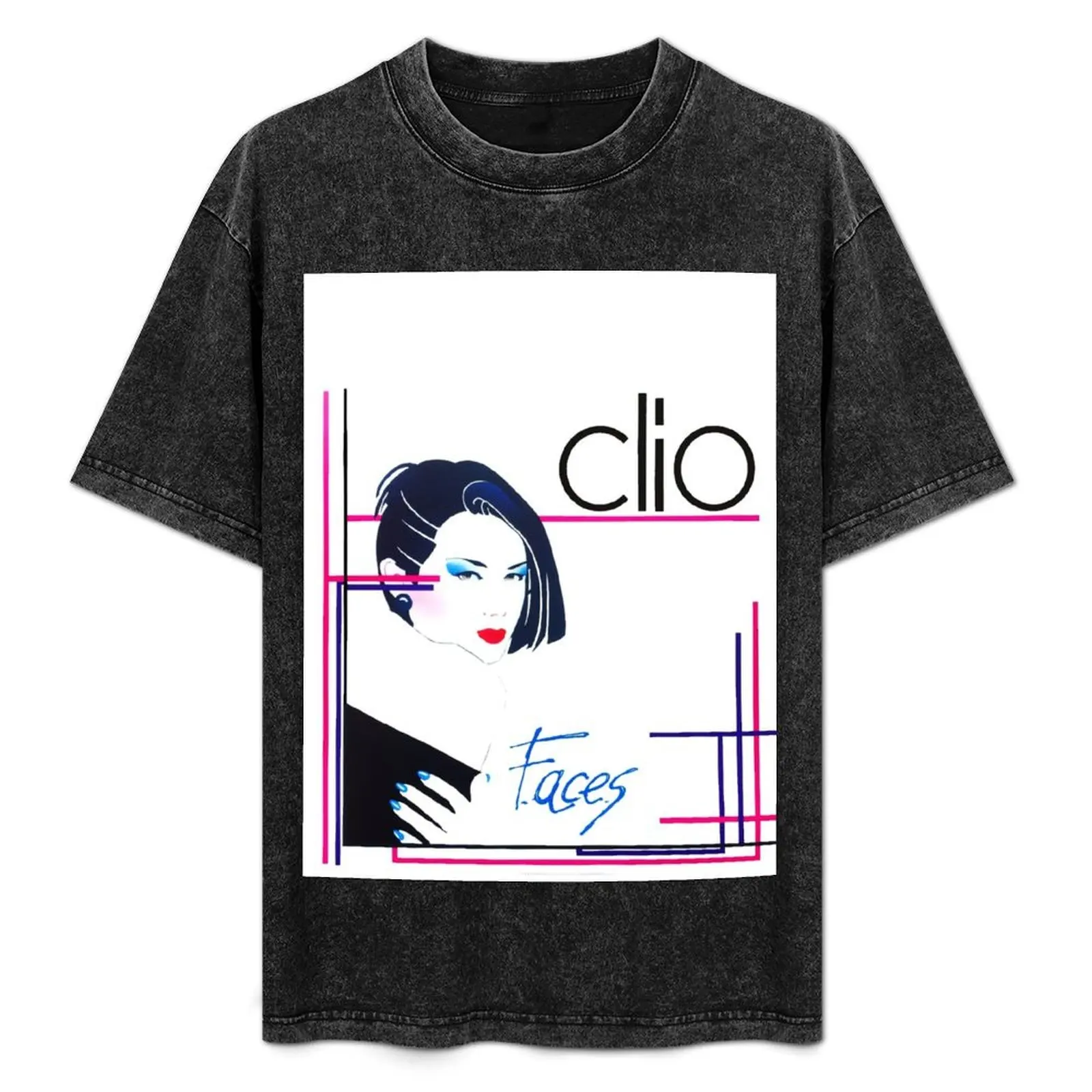 

Clio - faces 80s italo disco underground T-Shirt funny gifts Clothing Personalized t-shirt mens graphic t-shirts big and tall