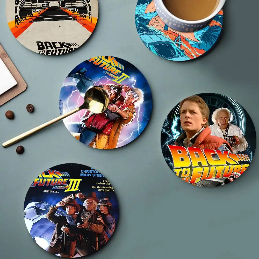 

Sci Fi Movie Back To The Future Artistic Print On Wood, Durable For Parties, Unique Holiday Housewarming Present