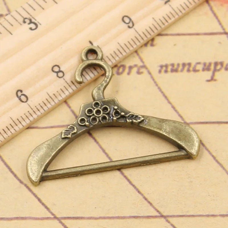 10pcs Charms Cloths Stand Hanger 37x29mm Tibetan Silver Color Pendants Antique Jewelry Making DIY Handmade Craft