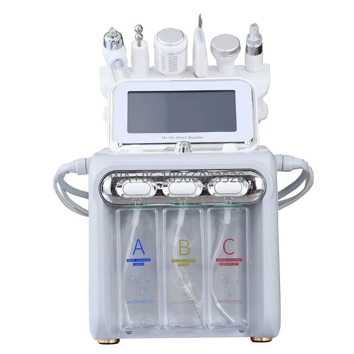Hydro‑Facials Beauty with Aqua‑Peeling, Micro‑Abrasion Tips & Facial Brush