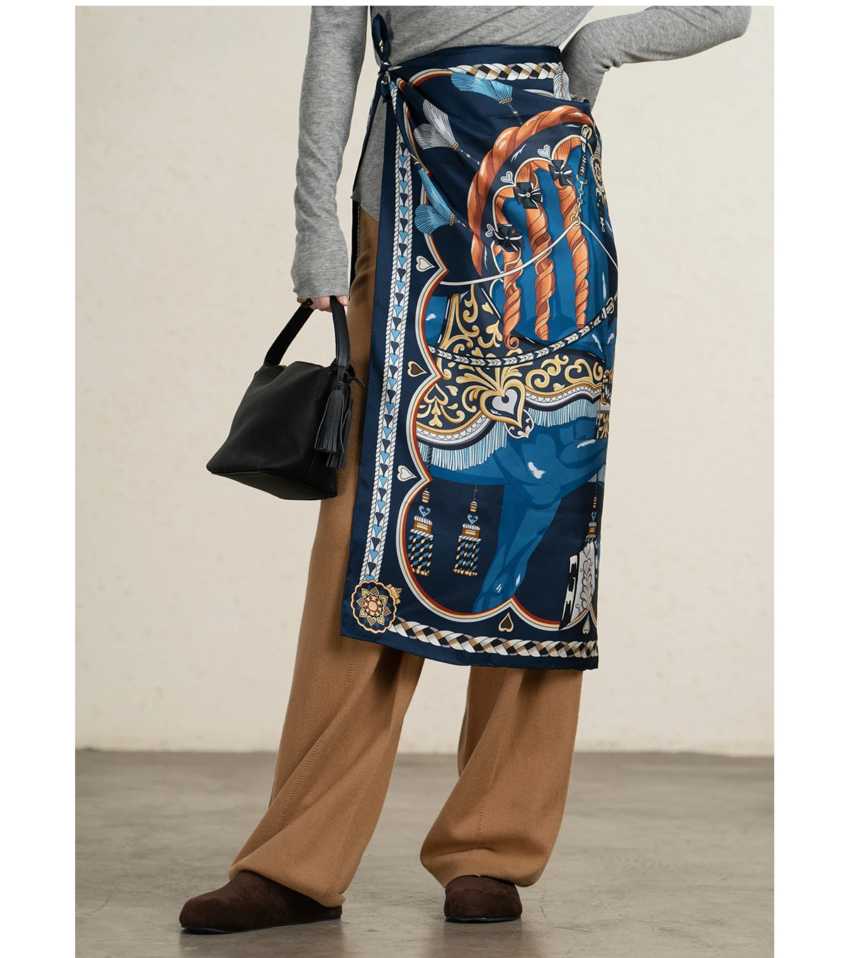 正方形のシルクスカーフ-90-センチメートルツイルバンダナ高級裾ローラードショールヘアネックアクセサリー装飾クリスマスギフト