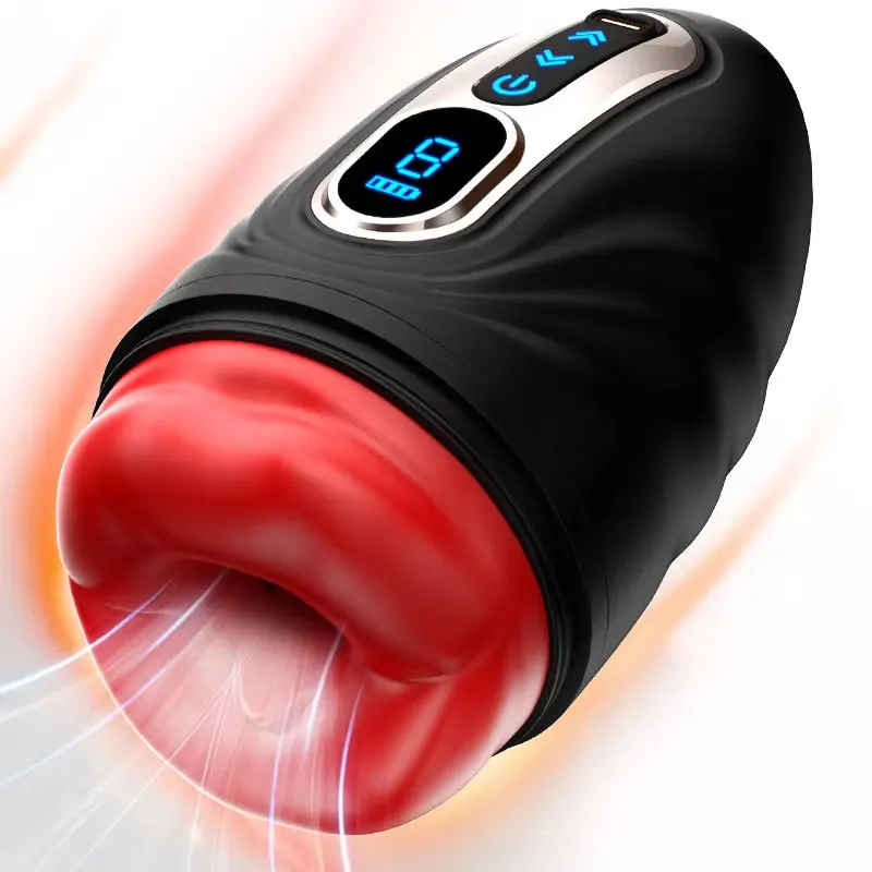 Automatic Male Masturbation Cup Vibrator Sucking Vibrating Jet Cup For Oral Sex Electric Masturbator Male Sex Toys 18+