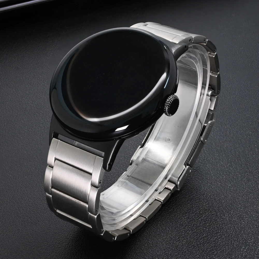 Men's Titanium Strap for Google Pixel Watch 3 45mm Correa Metal Replacement Watch Band for Pixel Watch 1/2/3 41mm Bracelet Belt