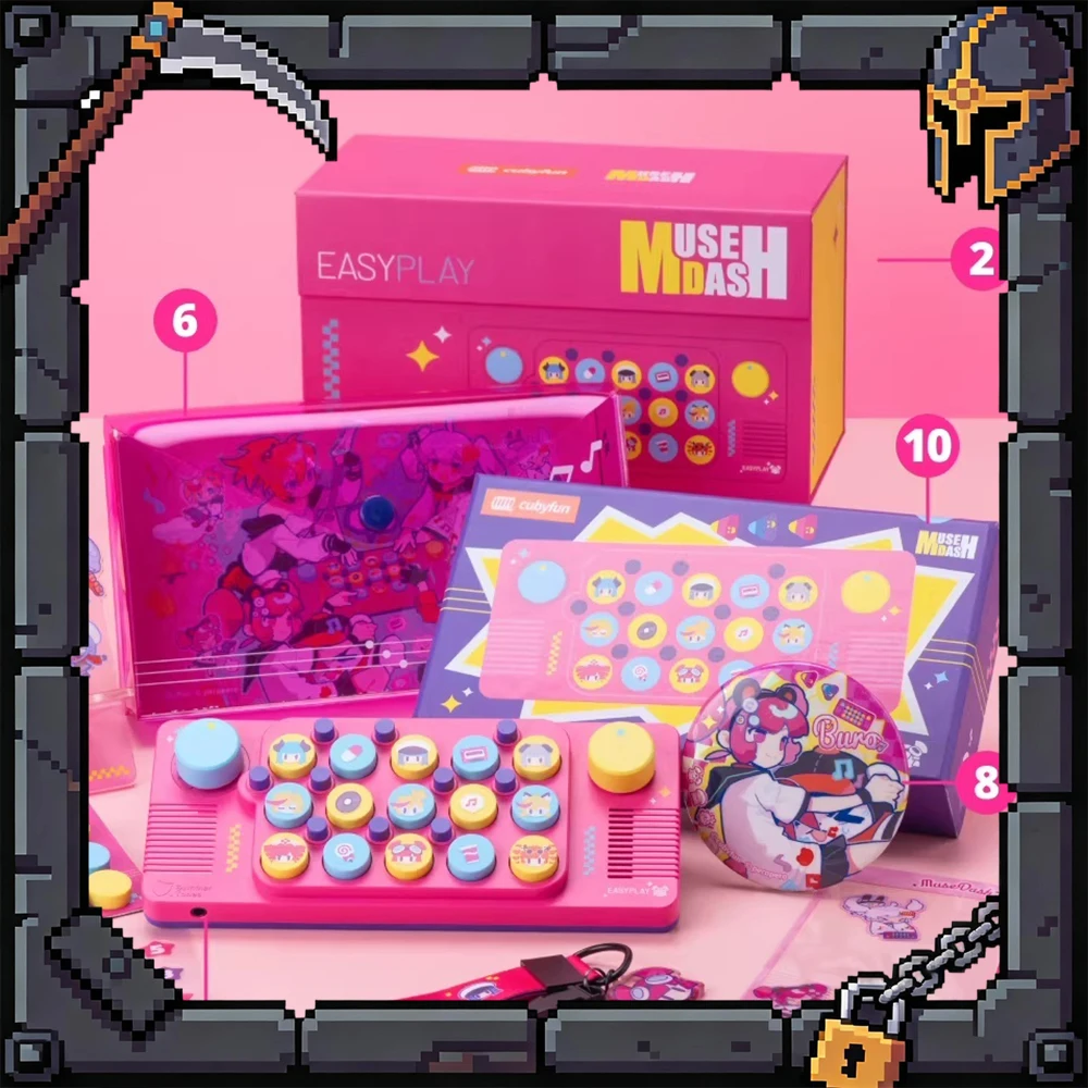 CubyFun Muse Dash Music Keyboard Massive Music Score Intelligent FollowUp Entertainment Keyboard Wired Wireless MIDI Output Gift