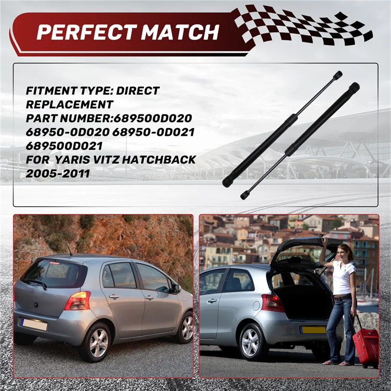 

Газовые опорные стойки задней двери багажника Газовые опорные стойки задней двери Газовые опорные стойки задней двери для Toyota