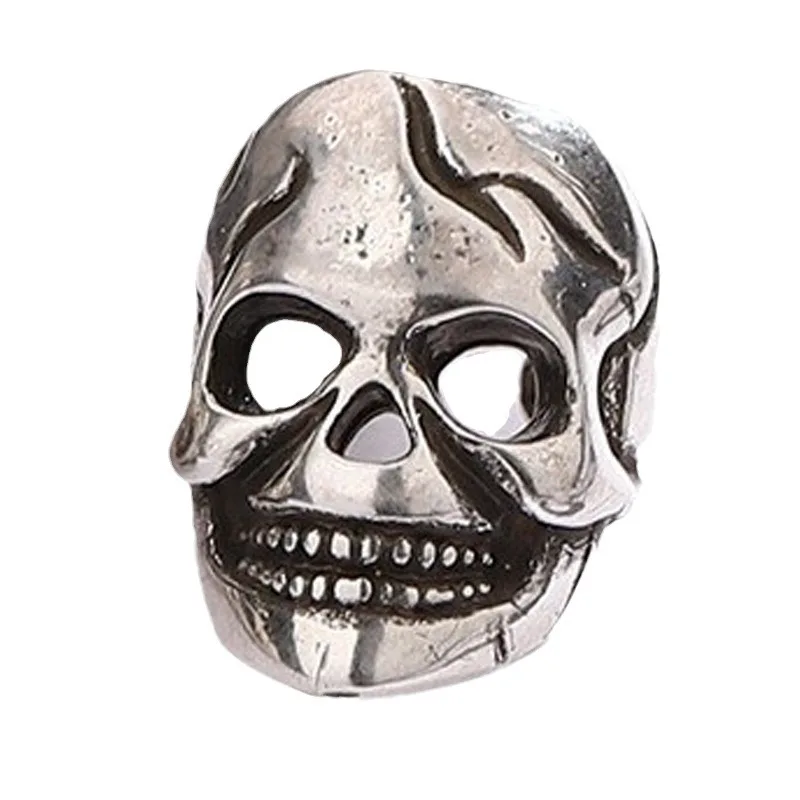 Vintage Persönlichkeit Schädel Ohrringe für Frauen Silber Farbe Punk-Stil keine Piercing Ohr manschette Halloween Schmuck Accessoires