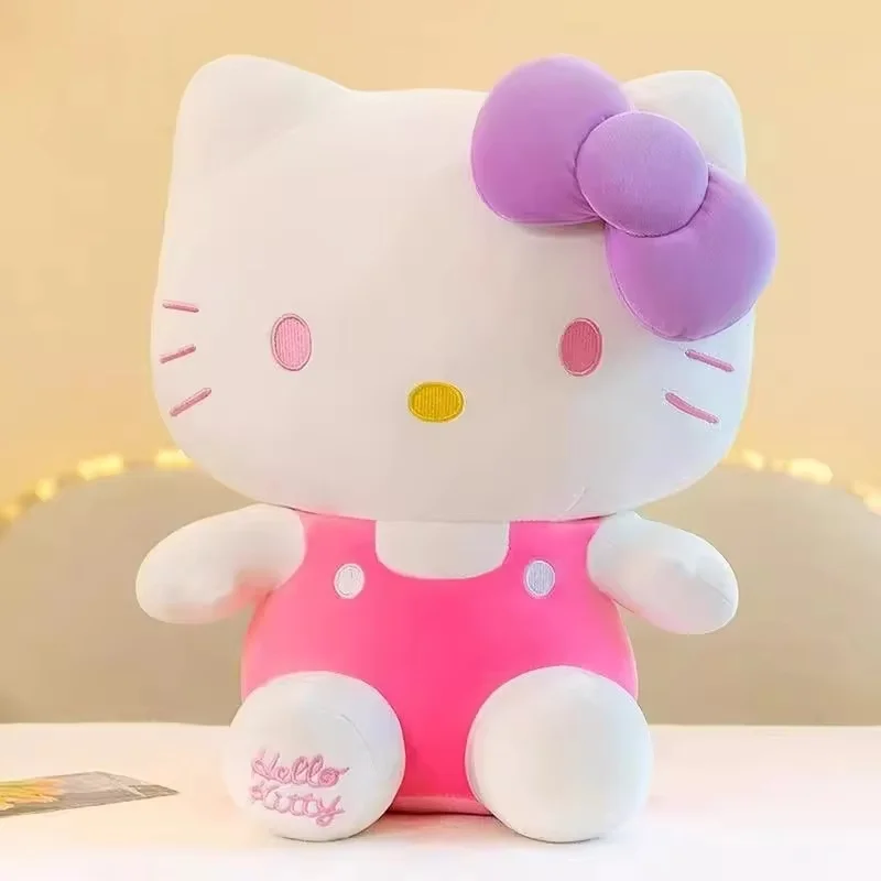 

Hello Kitty Sleeping Pillow Plush Toy Suitable For Room And Sofa Decoration Cute And Cozy Companion Toy Surprise Gift