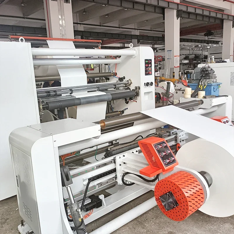 Fully Automatic Super Clear Bopp Adhesive Tape Slitting And Rewinding Machine