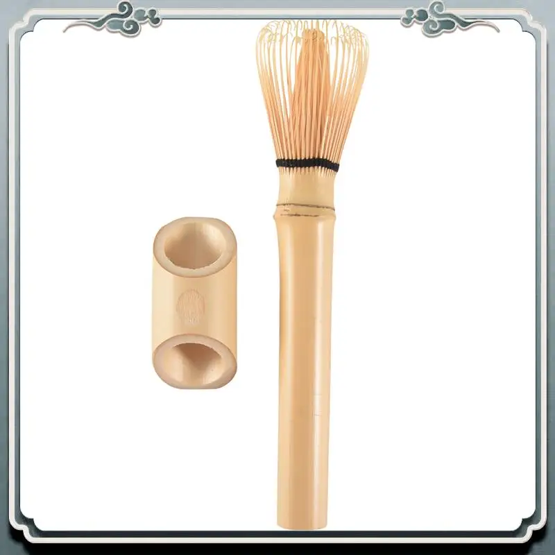 

Бамбуковая венчик-мешалка для чая матча AC76-Green Tea, профессиональная бамбуковая щетка для чайной церемонии, кухонный инструмент