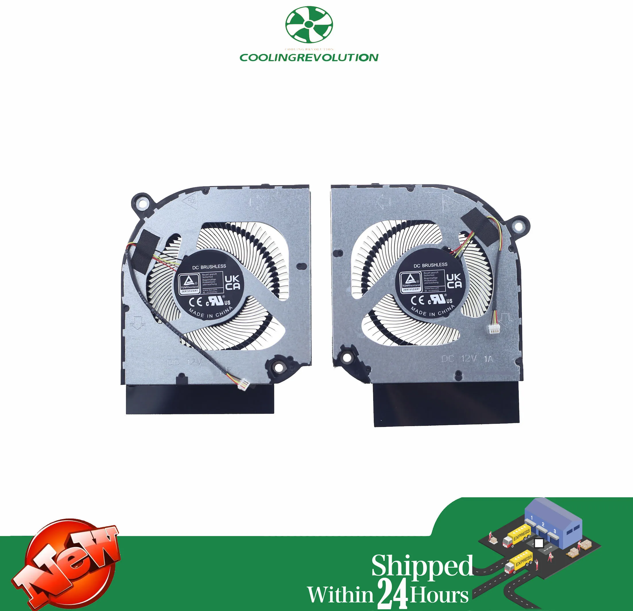Laptop CPU Cooling Fan DC12V 1A 4-Pin for Acer Predator Helios 18 PH18-72 PH18-71 N23Q2