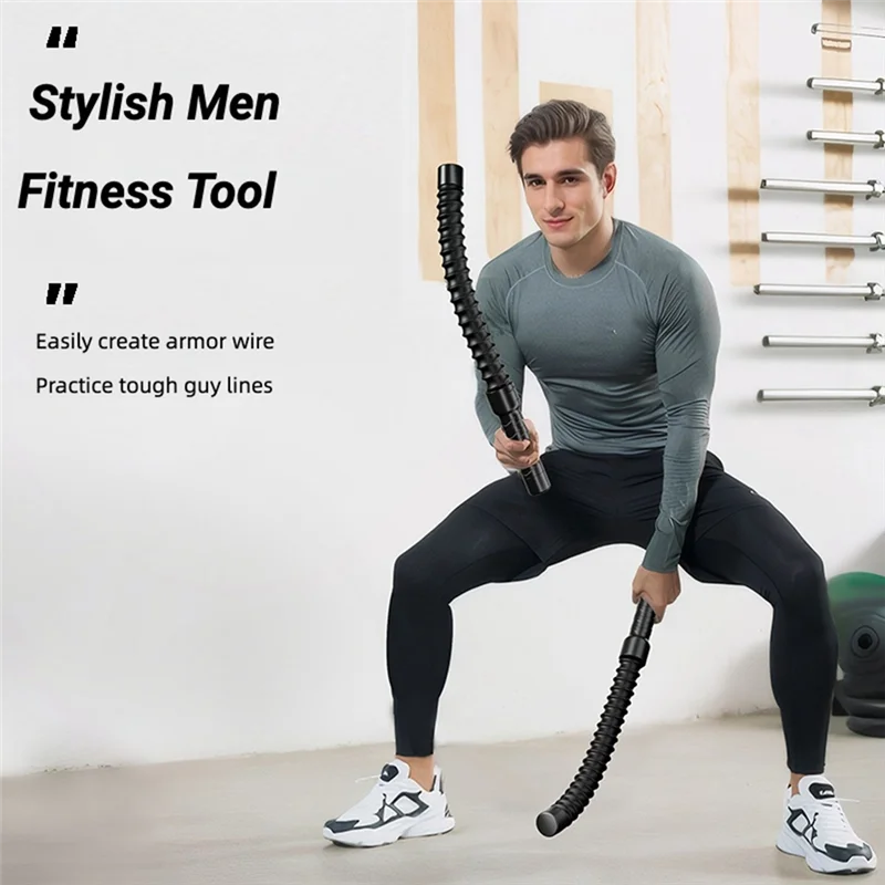 ABHQ-2PC اللاسلكي معركة حبل رياضة اللياقة البدنية قوة القفز حبل انتعاش قوي سوينغ حبل التدريب المنزل العضلة ذات الرأسين الذراع قوة حبل