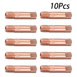 10Pcs Welding Nozzles 0.8/1.0/1.2mm MB-15AK MIG/MAG M6 Welding Torch Tips Holder Gas Nozzle Soldering Tool Supplies