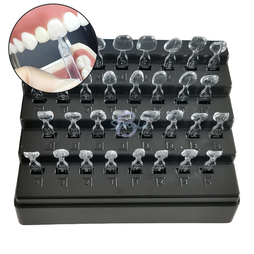 durable Dental Light Cure Veneers Mould Kit Composite Resin Mold Teeth Partner/Anterior Teeth Dentistry Lab Tooth Whitening Tool