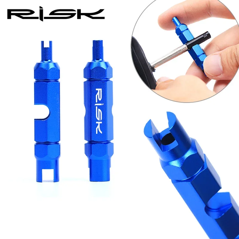 Risk Bicycle Tube Tire Valve Disassemble Remove Tools Road Bike MTB Valve Core For Schrader Presta Extender Tubulars Valve Tool