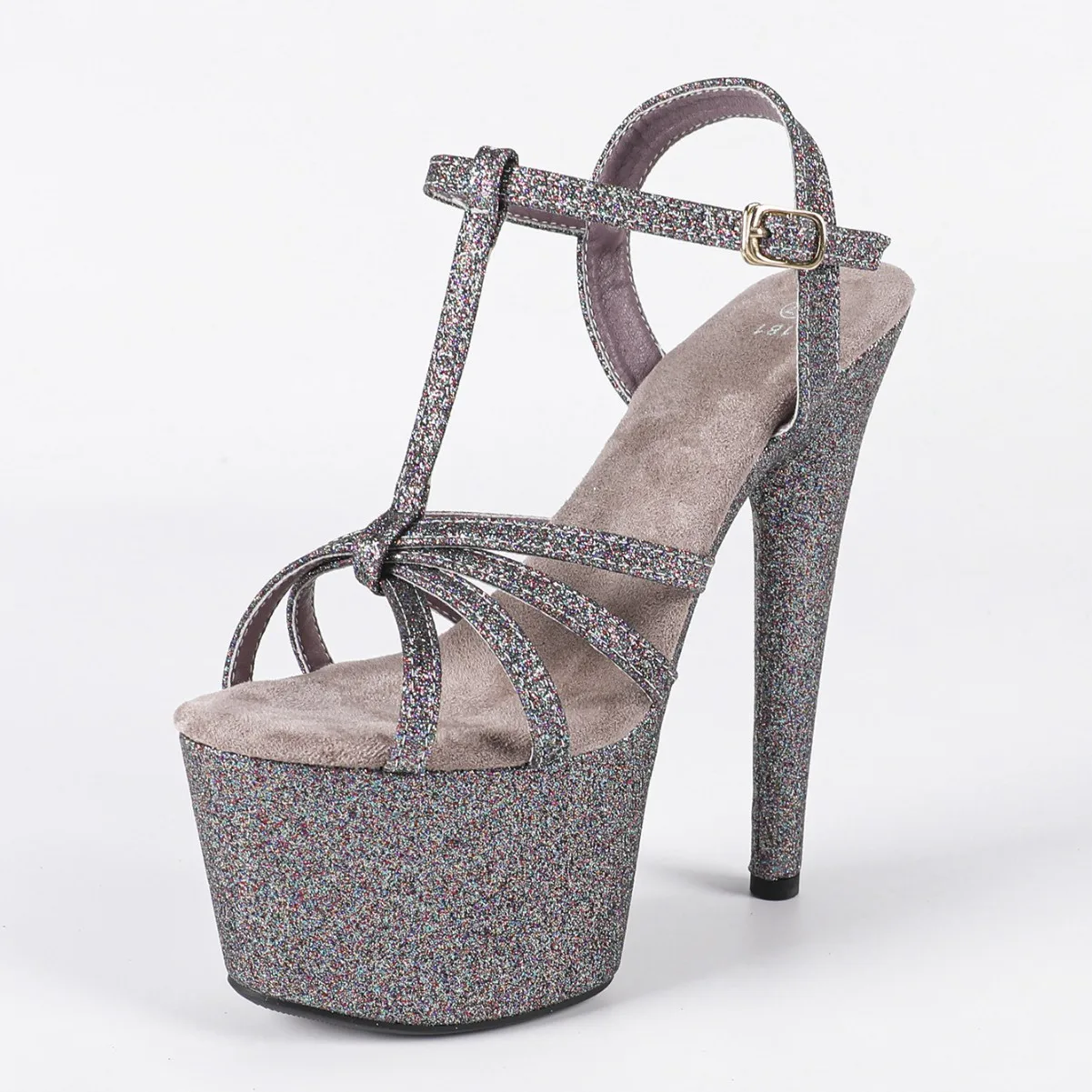 Women's 17cm Platform Sandals - 4 Colors: Black, Red, Blue, Gold - Stylish Heels for Party, Evening  Wedding, Comfortable Design view 2