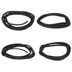 Front & Rear Door Rubber Seal Gasket Weatherstrip Molding For Honda Civic 2006 2007 2008 2009 2010 2011 Replaces #72350-SNE-A01