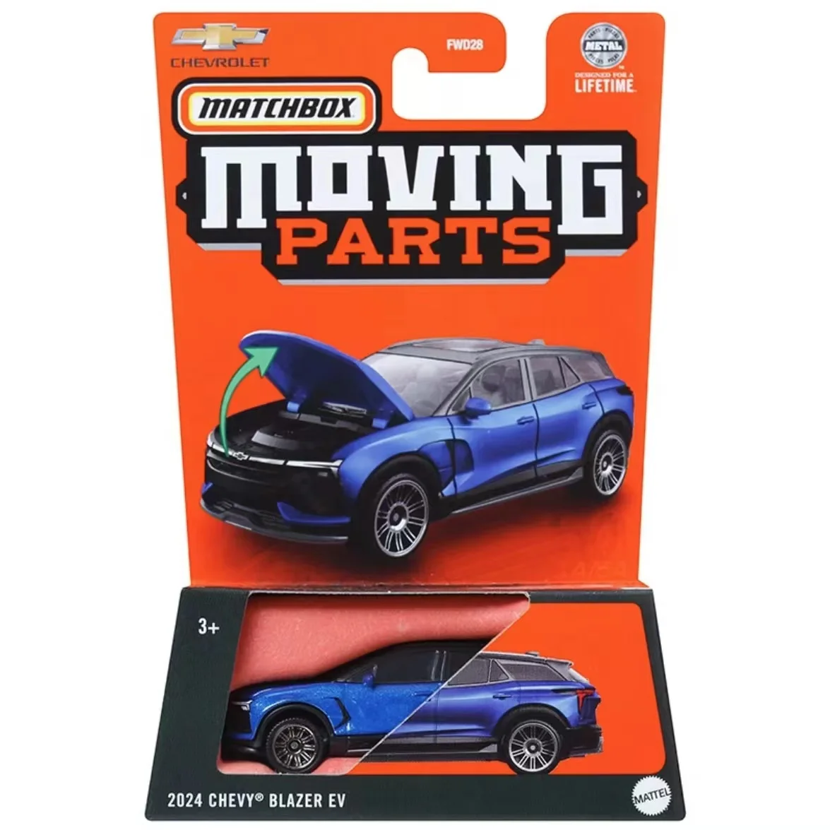 Piezas móviles de coche Matchbox originales, juguetes fundidos a presión para niños, modelo de vehículo Opel Mokka Nissan Townstar Porsche Taycan,