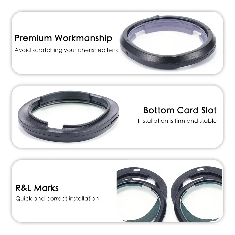 Voor Quest 3 Lens Bijziendheid Anti-Blauw Anti-Glare Bril Magnetische Brilmontuur VR Recept Lenzen Voor Meta Quest 3 Accessoires