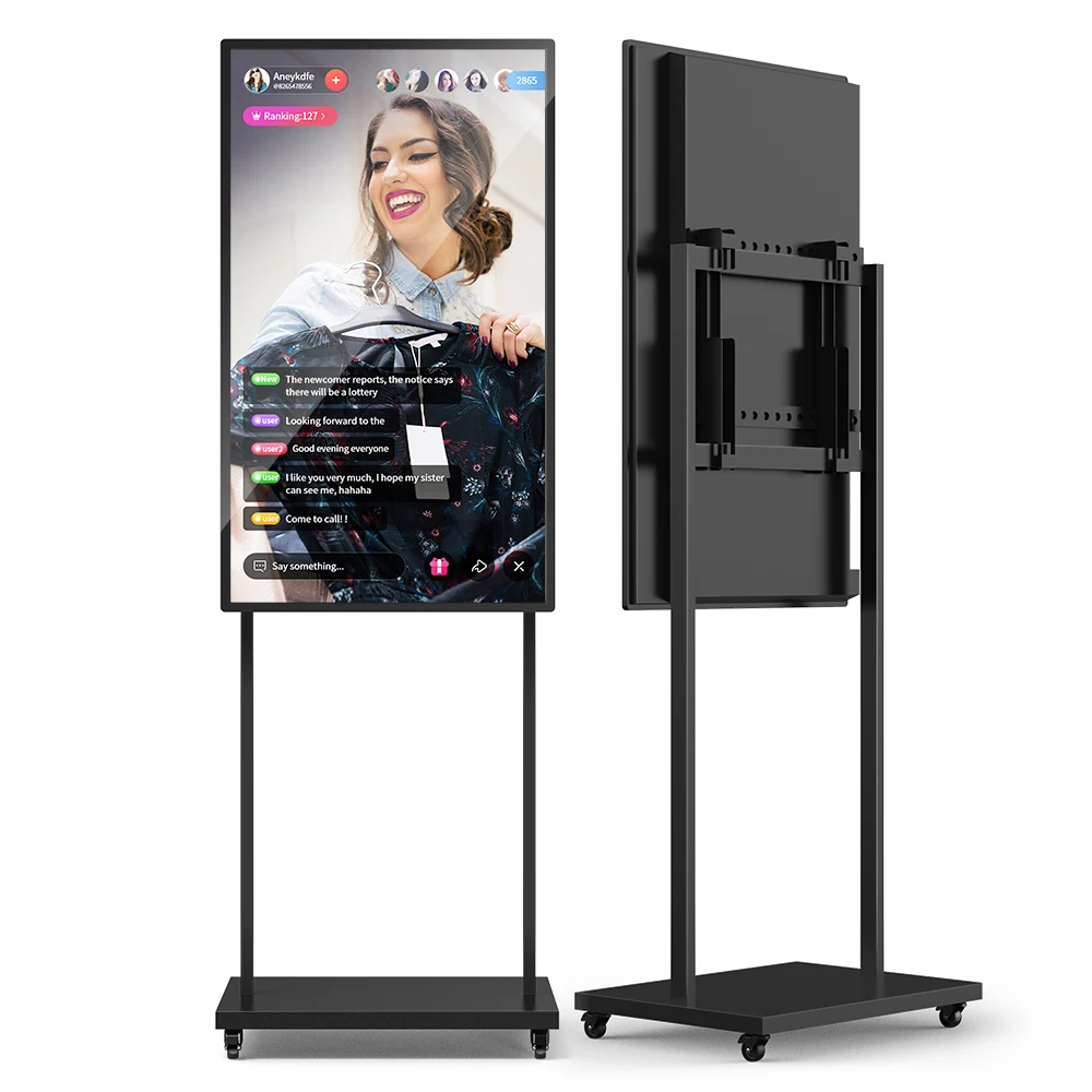 Large 49 Inch LCD screen live streaming broadcast intelligent device equipment interactive broadcasting