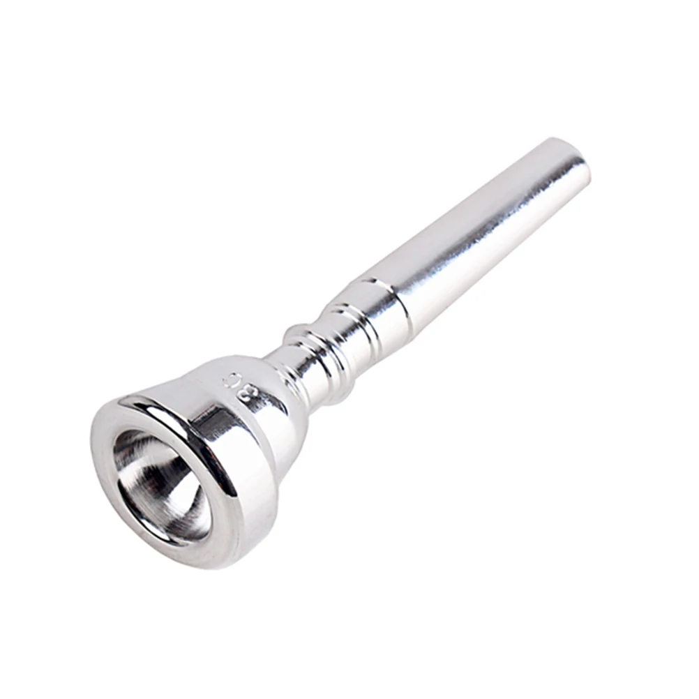 

Silver Plated 3c Trumpet Mouthpiece Unique Shape Design Suitable for Beginners and Enthusiasts Trumpet Shape