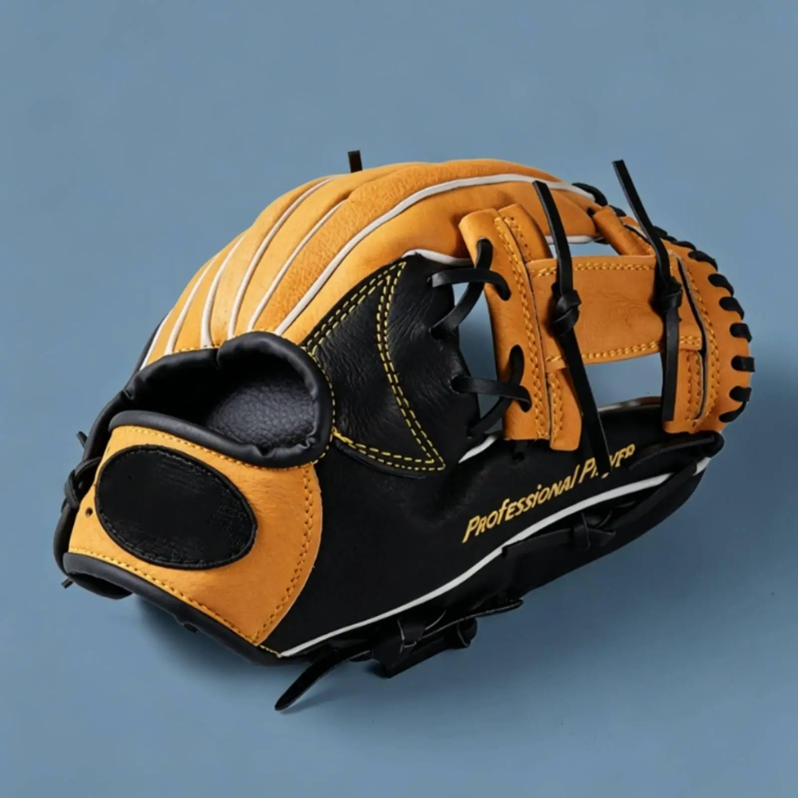 Baseball Glove 13 Inch Cowhide Leather Fielding Mitt for Student Softball Catcher Equipment