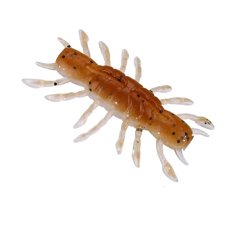 DUODUOYU 6PCS TPE soft fishing lure 2.5g/42mm Floating Isca Artificial bait Swimbait Soft Plastic Shrimp Bait Fishing  Tackle
