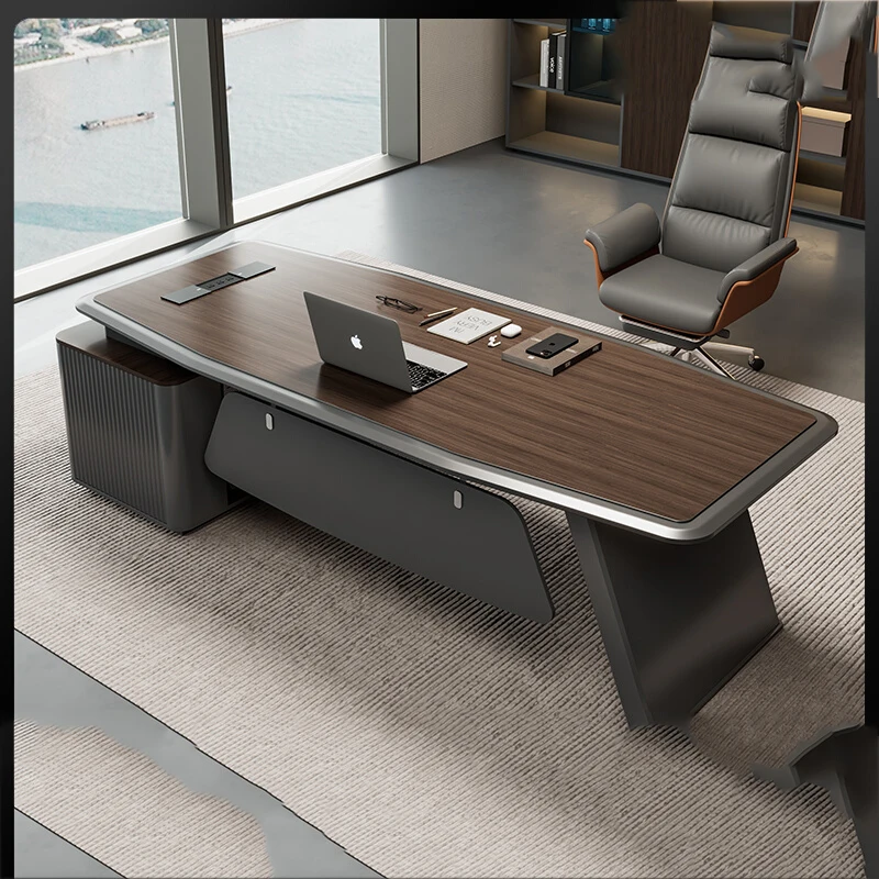 

Black Designer Executive Desk Storage Strong Brown Large Luxury Modern Office Desks Drawers Cheap Escritorios Office Furniture