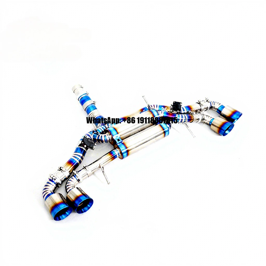 

Aftermarket 4" 101mm Titanium Mirror Polished Full Exhaust Catback System with 3-Year Warranty for Nissan GTR R35 (GTR35)