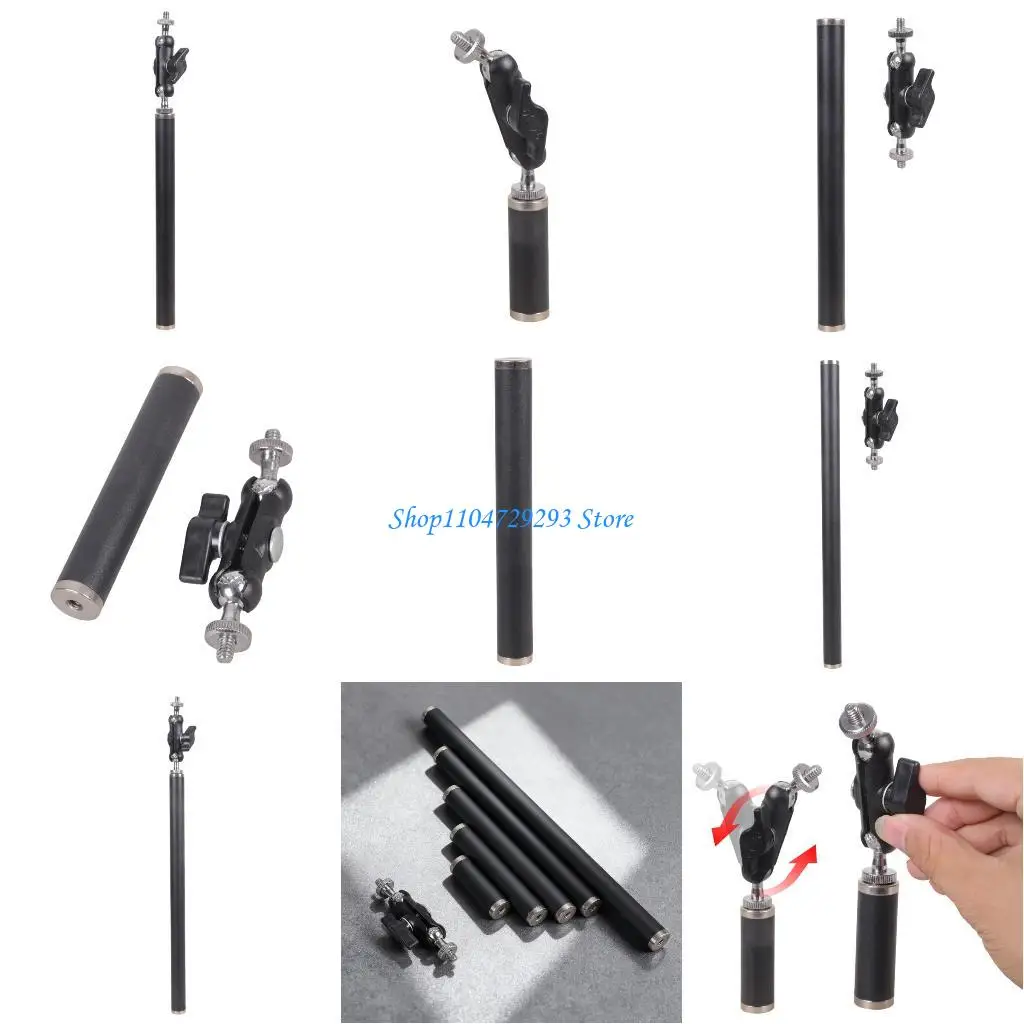

Y2GD Metal 1/4" Female Thread Extension Holder 360 degree for Action Camera Phone & Microphone Tripod Rod for Live Streaming