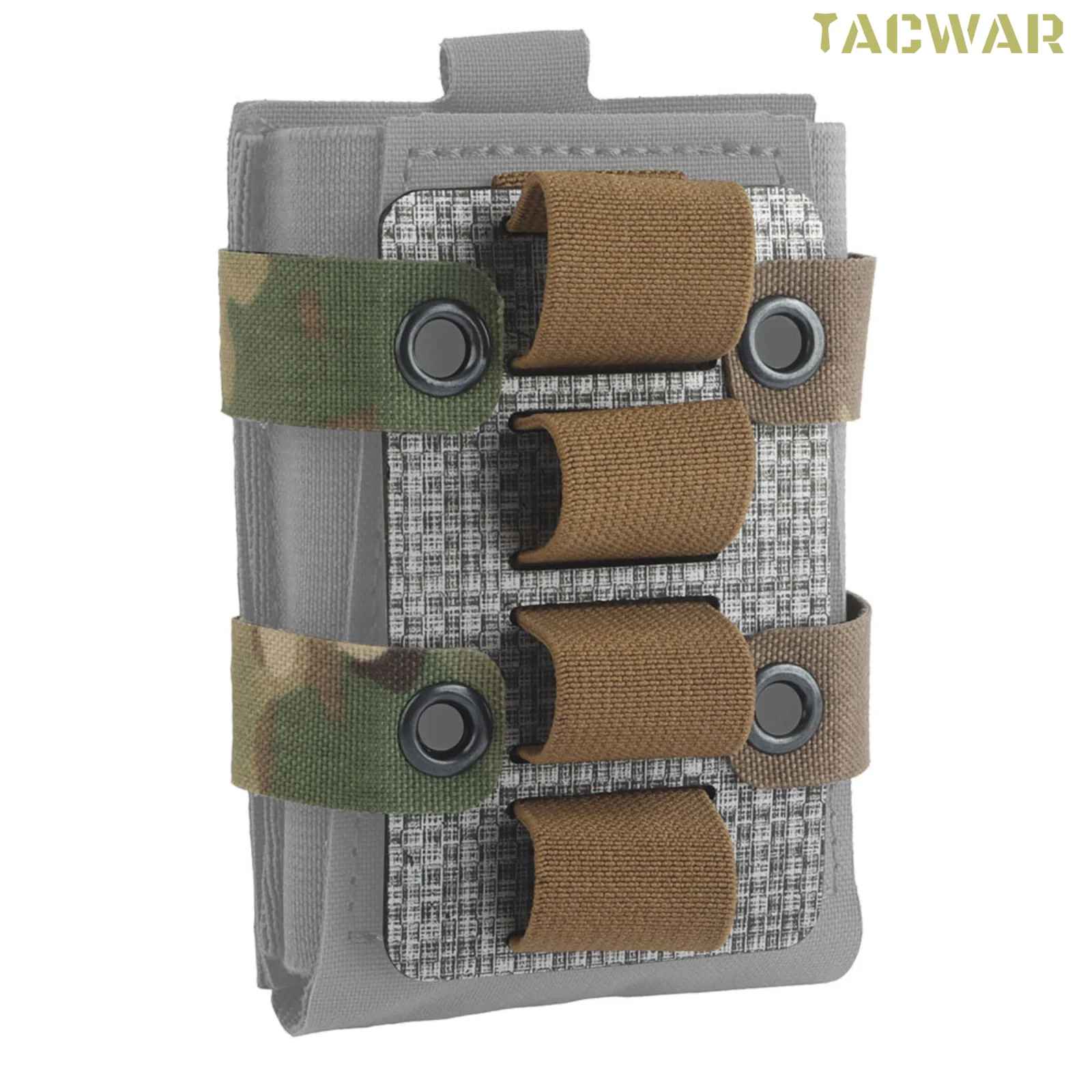 4 Rounds 12GA Shotgun Shell Sleeve Holder MOLLE Hanging Panel for Tactical Airsoft Single Rifle 55.6 Magazine Pouches