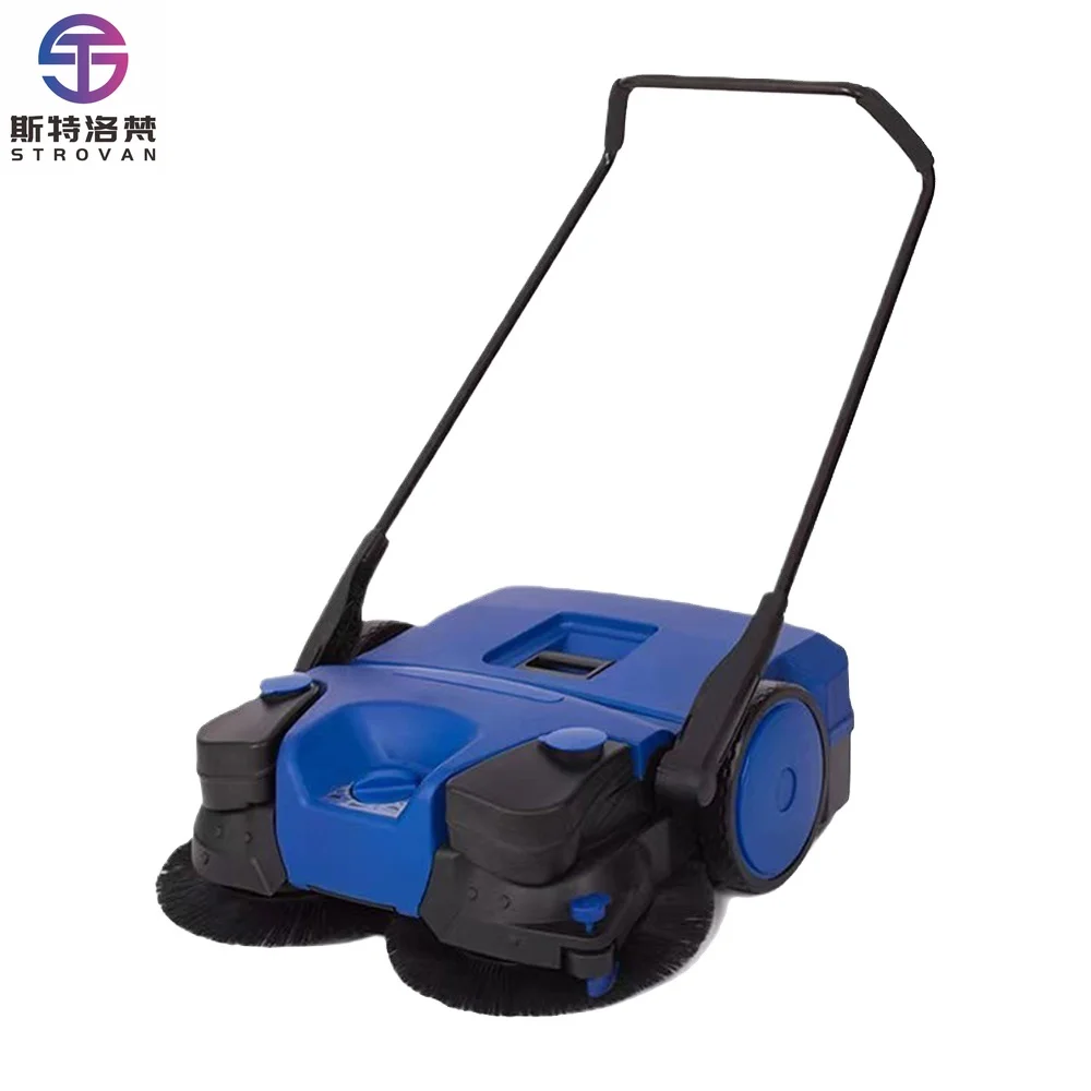 K2 Commercial Manual Leaf Walk Behind Mechanical  Floor Sweeper for Cleaning Roads