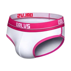 Orlvs-ropa interior de algodón para hombre, calzoncillos cómodos y transpirables, sexy, para elevar la cadera, or199
