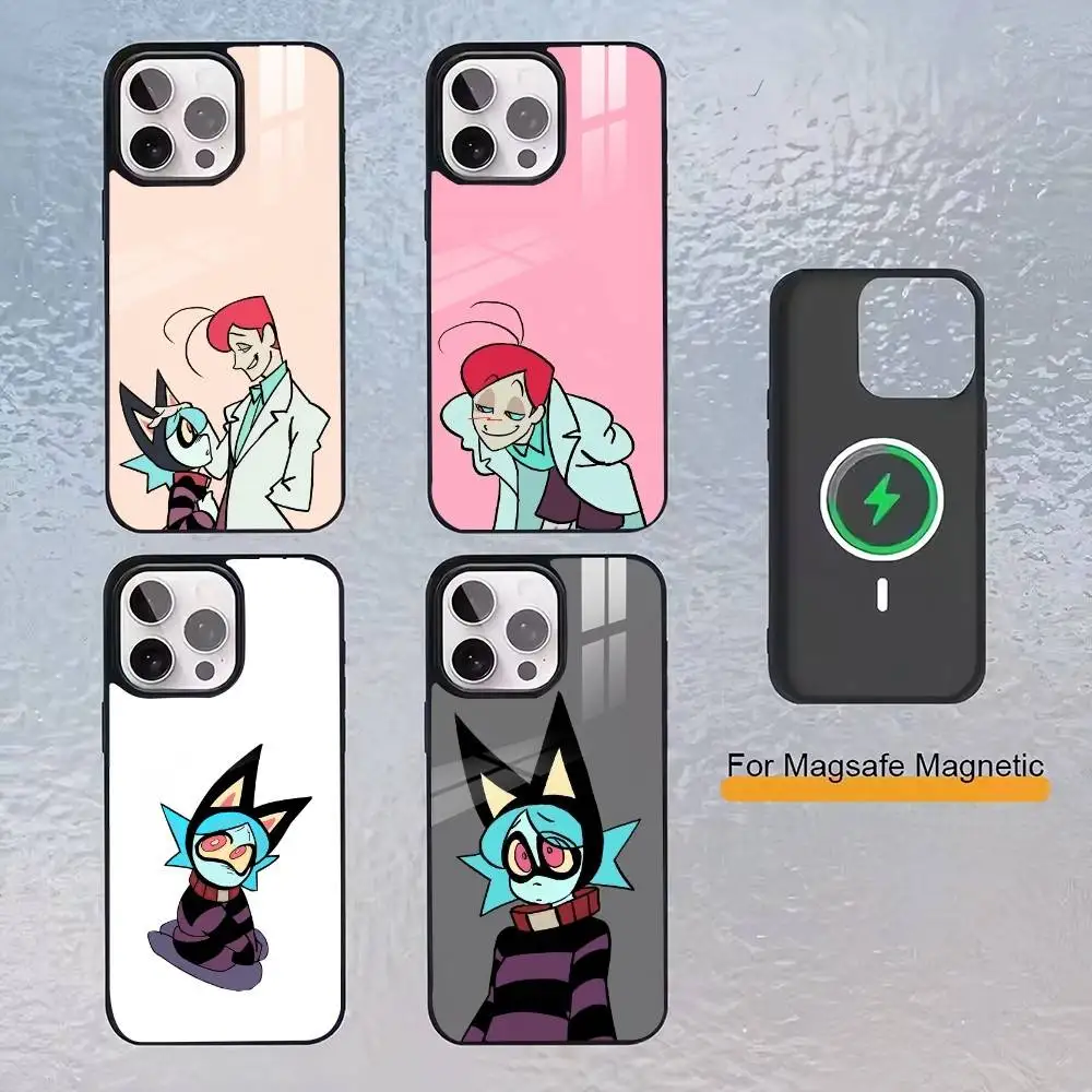 

Чехол для телефона P-Psychocuties в стиле аниме для iPhone 14,16,15,13,17,12,Plus,Pro,Max, магнитный, матовый, для Magsafe