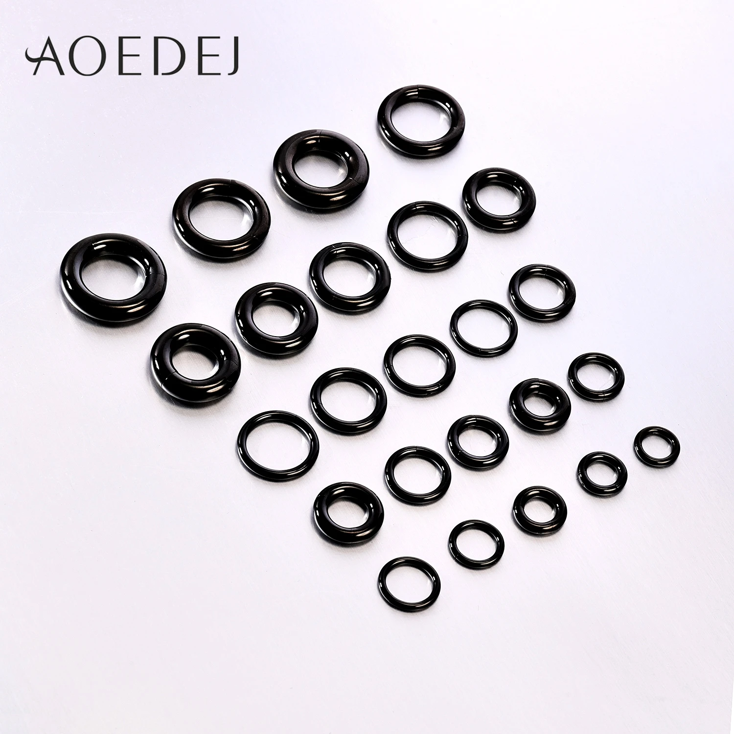 AOEDEJ 1 Piece 2/4/6/8/10/12G Stainless Steel Punk Round Large Ear Gauges Earring Black Ear Expander Nostril Cartilage Jewelry