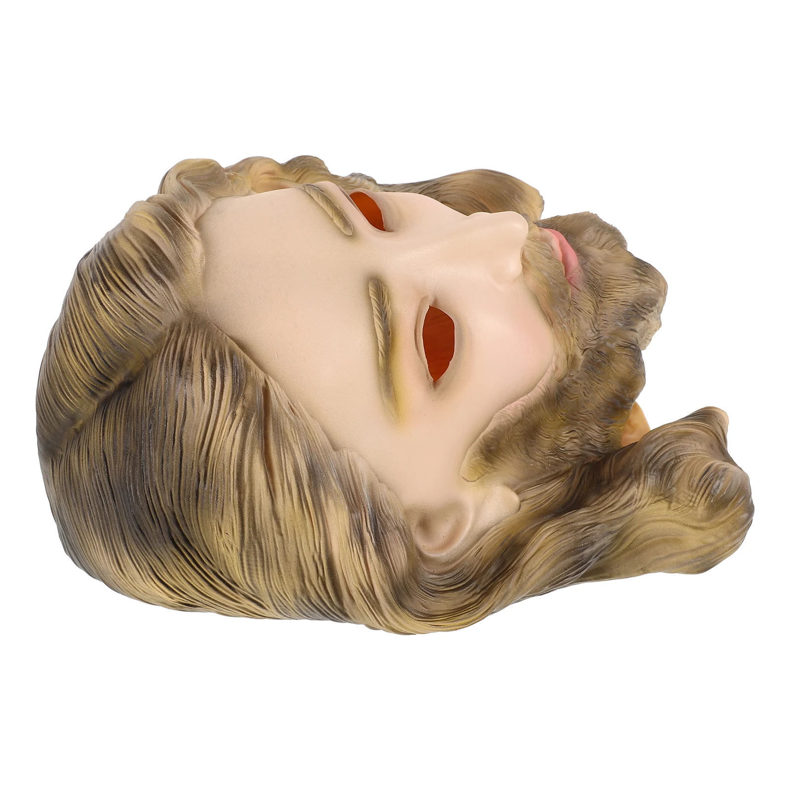 

Jesus Headgear Realistic Christmas mask Party Masquerade Costume Festival Decorative Prop Emulsion Headdress Soft Material