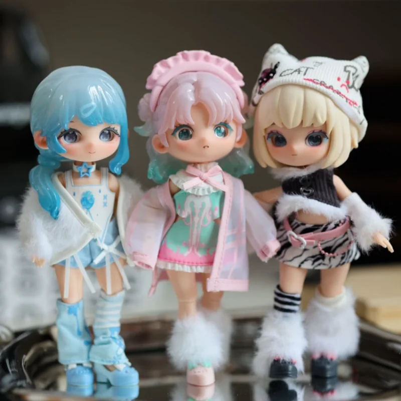 

Подлинная Simontoys Liroro V2.5 Binary Sweetheart Series Blind Box Toys 1/12 Bjd Anime Action Cute Figure Kawaii Model Girls Toys