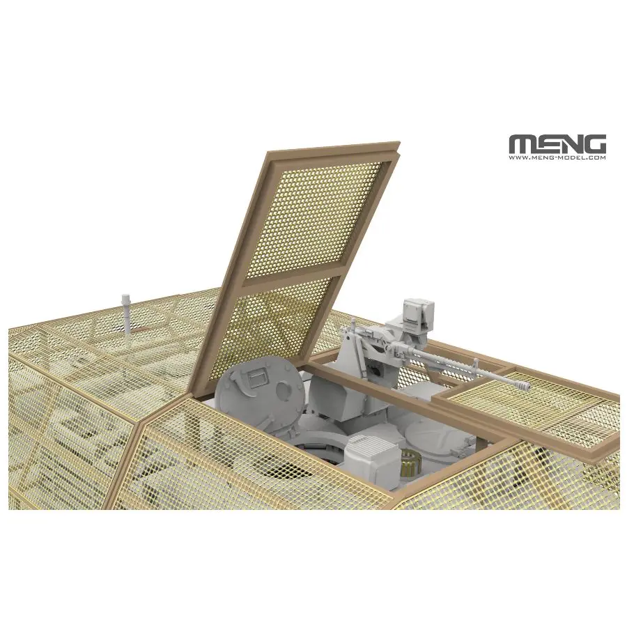 Limited Special Edition Cage Armor 1:35 Scale Meng ES-010 ZTQ15 Light Tank Detailed Plastic Collectible Model Kit