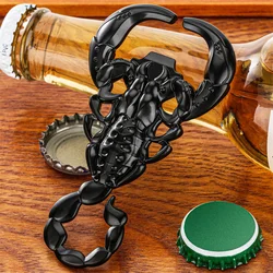Black/Grey Black/Bronze Scorpion Shaped Metal Openor Beer Gift Bottle Openers Creative Kitchen Bar Accessory Birthday Gift