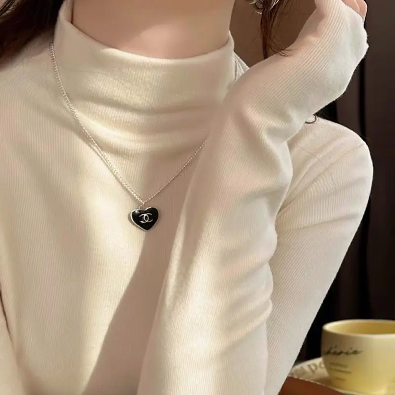 秋冬ハーフハイカラー新スタイルスタイリッシュなドイツ婦人服ベルベットインテリアオールマッチ痩身多用途シックトップス