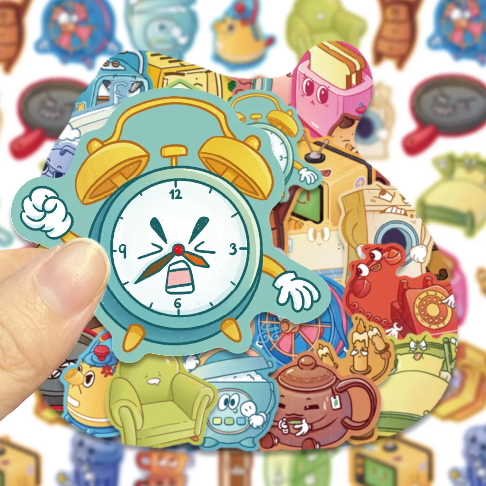 Autocollant de meubles de personnalisation amusante, 30 pièces, dessin animé, Fans d'art créatifs amusants, décoration de tasse de thé, tasse d'eau, livre, coque de téléphone, Scrapbook