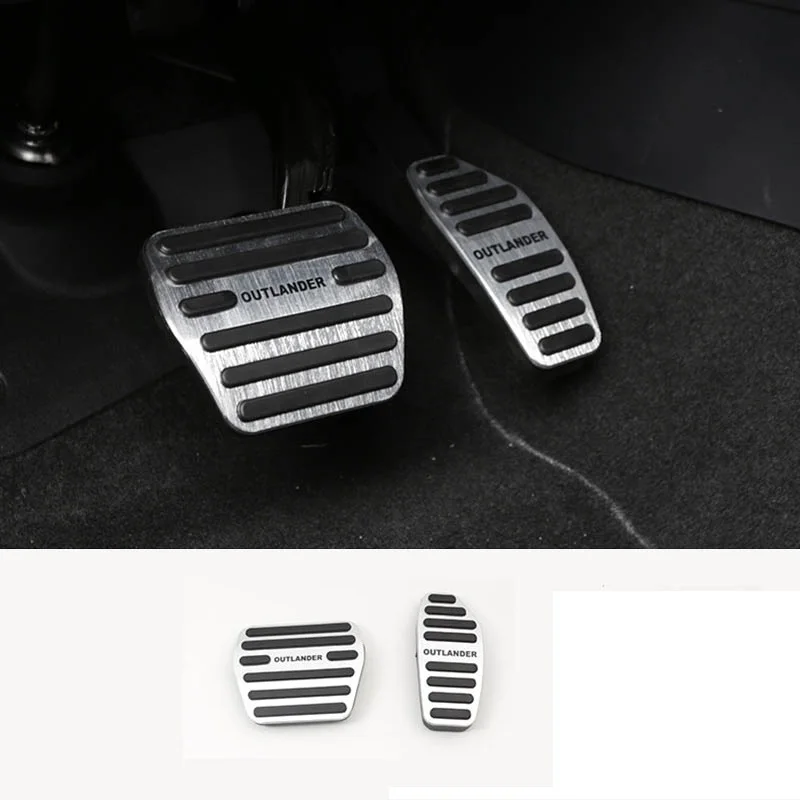 Car Pedals For Mitsubishi Outlander 2022 2023 2024 Brake Clutch Footrest Covers Automobile Accelerator Antislip Pedal Auto Parts