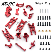 Full Set HBX 18859 18858 18857 18856 Metal Upgrade Parts Steering Cup Group Swing Arm C Base Axle Mount Shock Board 1/18 RC Car