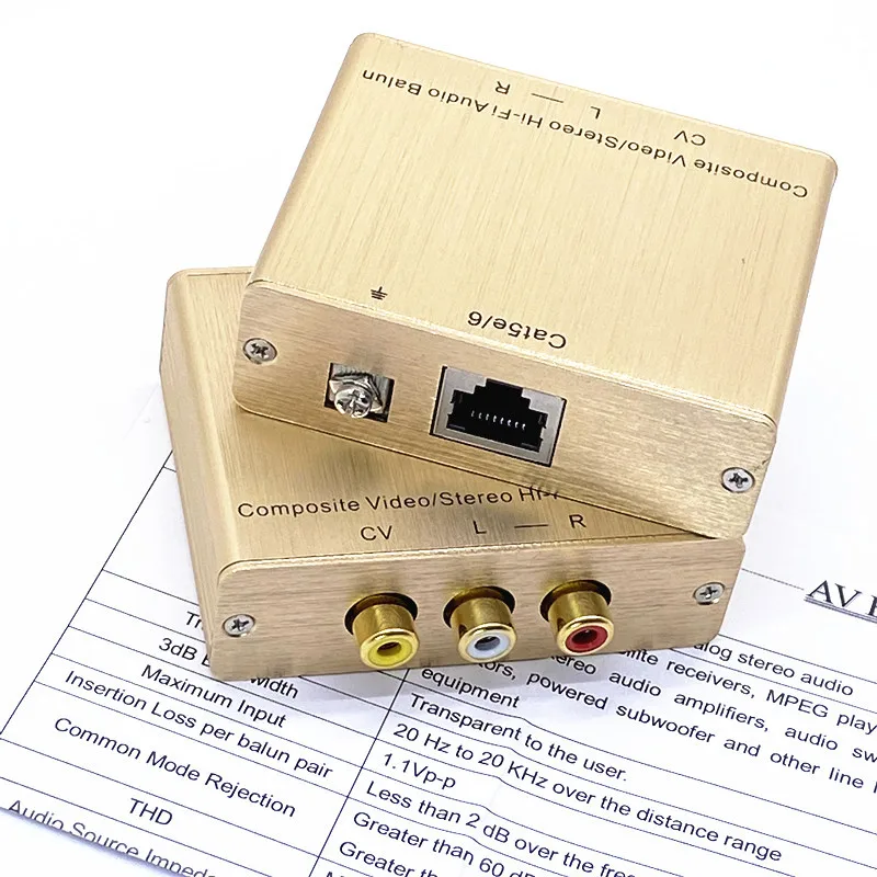 

Stereo Audio Passive 1-IN-3-OUT RCA Splitter With Isolation Output